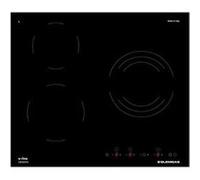 Glem Table de cuisson vitrocéramique GTH63ET 60 cm 3 feux 6000 W