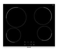 Brandt Table de cuisson vitrocéramique 60cm 4 feux 6300w noir - BPV1641B