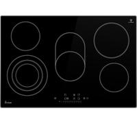 Plaque Electrique 80 cm / 8,7 kW / 5 Zones de cuisson / 9 niveaux de puissance/zone de cuisson tripple/zone de cuisson double ovale / CH7705AL