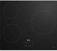 Table de cuisson vitrocéramique - BEKO - 3 foyers - 60 cm - HIC63400