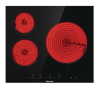 Hisense E6322C plaque Noir Intégré 59 cm Céramique 3 zone(s)