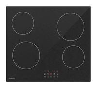 Table de cuisson vitrocéramique - OCEANIC - 4 foyers - Noir