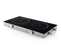 Table de Cuisson Vitrocéramique Portable Orbegozo PCE 6000 - Puissance Totale 2800W - Surface en Ve