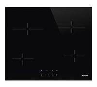 Smeg Plaque vitrocéramique SE264TD1 – 4 foyers 6300W – Sensitif – Noir