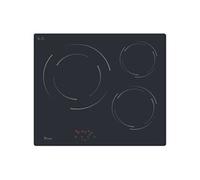 TRIOMPH Table de cuisson vitrocéramique 3 feux 5700W TRCPV3570B Black Black