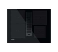 Table de cuisson Whirlpool WVH1065UKIT induction avec hotte intégrée 65 cm verre noir