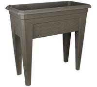 Table de culture/potagère Izigarden 80 - RIVIERA - 78x39x73,5 cm - 64L - Gris