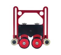 Table de découpe multifonction avec tension variable du rouleau pour différents outils de coupe - Support de travail en aluminium rouge