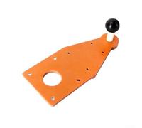 Table de défonceuse pour machine à tailler, plaque de base réglable en métal et plastique avec fente inférieure, compatible avec les outils de fraisage et de chanfreinage des bords