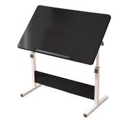 Table de dessin d'artiste réglable - Chevalet de bureau réglable en hauteur et en angle pour la maison, le bureau et les espaces créatifs, noir (50 x 80 cm)