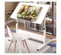 Table de dessin réglable avec plateau inclinable - Idéal pour l'art, l'artisanat et l'écriture - Bureau réglable en hauteur pour artistes
