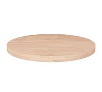 Table de Dîner VidaXL - Dessus de Table Rond en Chêne Massif Ø50x2,5 cm