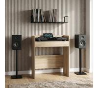 Table de DJ Bois d'ingénierie Professionnelle Table Multifonctionnelle vidaXL vi