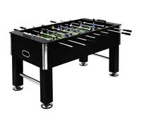 Table de Football 60 kg Acier Noir 22 Joueurs Table de Jeu Maison Café vidaXL