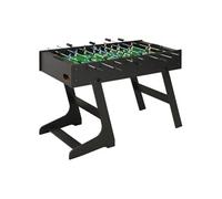Table de football pliante 121 x 61 x 80 cm Noir