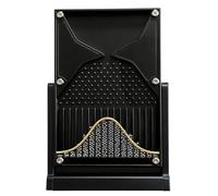 Table de Galton 12 x 18 cm avec Courbe en Cloche, démonstration de Loi statistique Efficace, Outil Scientifique(Black)