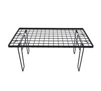 Table de gril pliante portable pliable facile à nettoyer Table de barbecue pour camping en plein air pique-nique jardin barbecue en fer 23,6 x 13,8 x 9,4 pouces