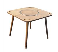 Table De Gril Portative Pliante for L'extérieur Support De Gril Multifonctionnel Table de Pique-Nique Legere avec Sac de Transport for Camping, Pique-Nique, Plage, Pêche