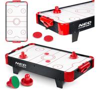 Table de hockey sur air - JANSHOP - Neo-Sport NS-423 - Rouge - 2 disques - 2 poignées - Compteur analogique