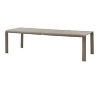 Table de jardin 10 personnes Domilly coloris café Hespéride L.259,5 x l.75 x H.100 cm