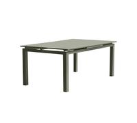 DCB Garden Table de jardin Miami Extensible 180-240 x 100 cm Aluminium Kaki