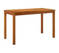 Table de jardin 110x55x67 cm Bois d'acacia solide, table, table d'extérieur, table de repas d'extérieur, table de repas, table de patio