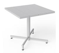 Table de jardin 2 à 4 personnes Fatboy Fred Bistreau 80 x 80 cm - Gris Clair