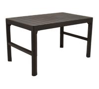 Table de jardin 2 en 1 Lyon Rattan marron Keter Allibert