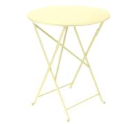 Table de jardin 2 personnes FERMOB Bistro Ø 60 cm - Citron Givré