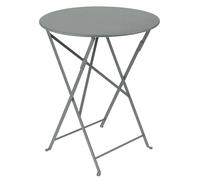 Table de jardin 2 personnes FERMOB Bistro Ø 60 cm - Gris Lapilli