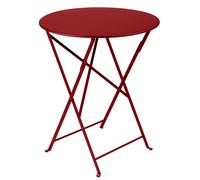 Table de jardin 2 personnes FERMOB Bistro Ø 60 cm - Piment