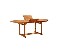 vidaXL Table de jardin 200x100x75 cm Bois d'acacia massif