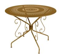 Table de jardin 4 personnes FERMOB Montmartre Ø 96 cm - Pain d'épices