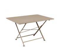 Table de jardin 6 personnes FERMOB Cargo 128 x 90 cm - Muscade