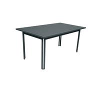 Table de jardin 6 personnes FERMOB Costa 160 x 80 cm - Gris Orage