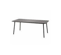 Table De Jardin 6 Places 160cm Gris Foncé Bergame Gris
