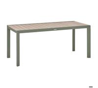 Table de jardin 6 places Evasion beige lin/laurier - Hespéride