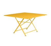 Table de jardin 8 personnes FERMOB Cargo 128 x 128 cm - Miel