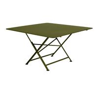 Table de jardin 8 personnes FERMOB Cargo 128 x 128 cm - Pesto