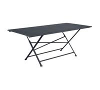 Table de jardin 8 personnes FERMOB Cargo 190 x 90 cm - Carbone