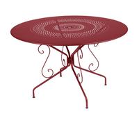Table de jardin 8 personnes FERMOB Montmartre Ø 117 cm - Piment