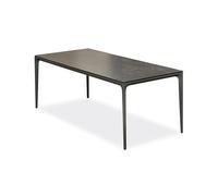 Table de jardin 8 places en Céramique - Gris anthracite - TIGUA