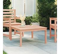 Table de Jardin 82.5x82.5x45 cm en Bois Massif de Douglas - Salon Extérieur Durable pour Jardin, Terrasse ou Patio - Meuble d'Extérieur Élégant et Résistant aux Intempéries avec Dessus Stable
