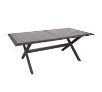 Table de jardin aluminium plateau Kedra® - Ceram - L.198 x l.104 cm - 8 personnes