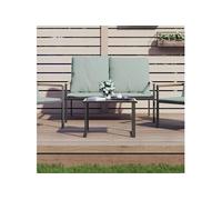 Vidaxl Table De Jardin Anthracite 55x40x37 Cm Acier