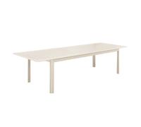 sweeek - Table de Jardin Beige Seattle Extensible Aluminium. 10 Places. 227/290 x 100 x 75 cm