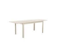Table de jardin beige SEATTLE extensible aluminium. 8 places. 173 / 236.5 x 100 x 75 cm