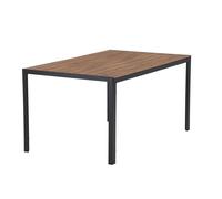 Table de Jardin "Break" 150cm Noir & Naturel
