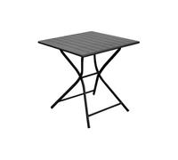 - Table de jardin carrée en aluminium 2 personnes Globe Graphite
