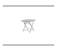 Hespéride Table de jardin Greensboro carrée 70×70 cm Café multicolore